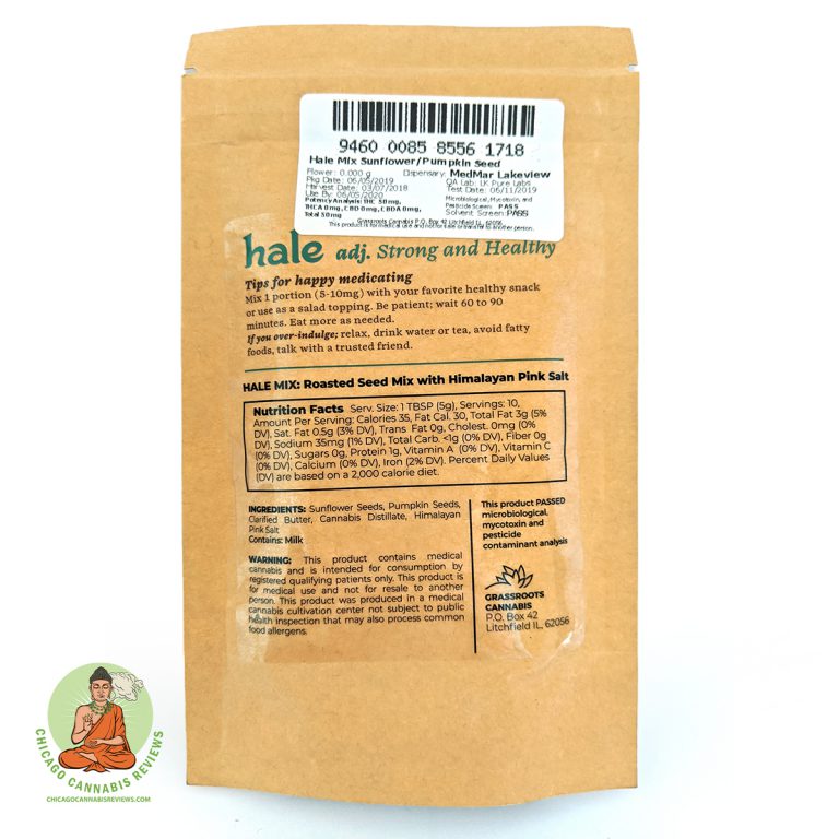 Grassroots Cannabis Hale Mix Review Sunnyside Lakeview Dispensary