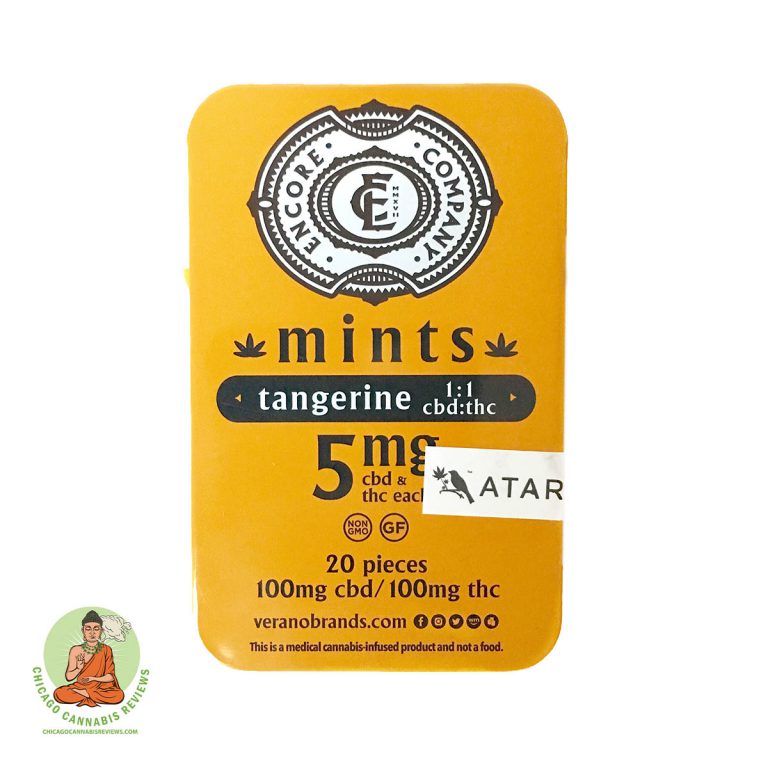 Ataraxia 5mg 1:1 Tangerine Menta Mints Review MOCA Modern Cannabis Dispensary February 2020