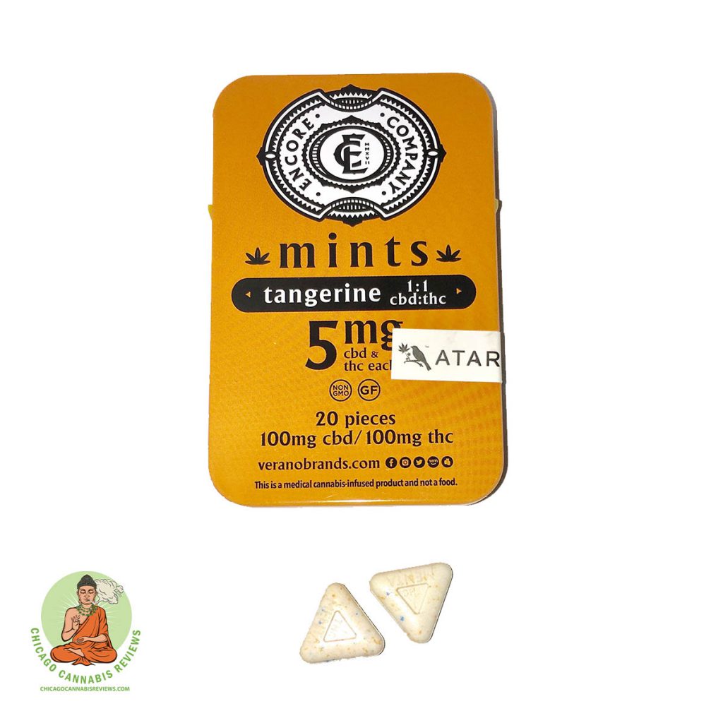 Ataraxia 5mg 1:1 Tangerine Menta Mints Review MOCA Modern Cannabis Dispensary February 2020