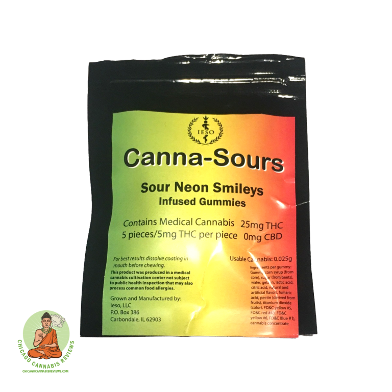 IESO Canna-Sours Sour Neon Smileys 25mg2